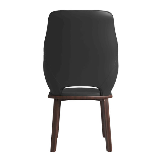 Vivara Collection Modern Dining Chair in Dark Grey