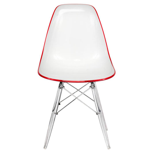 Dover Molded Side Chair with Acrylic Base