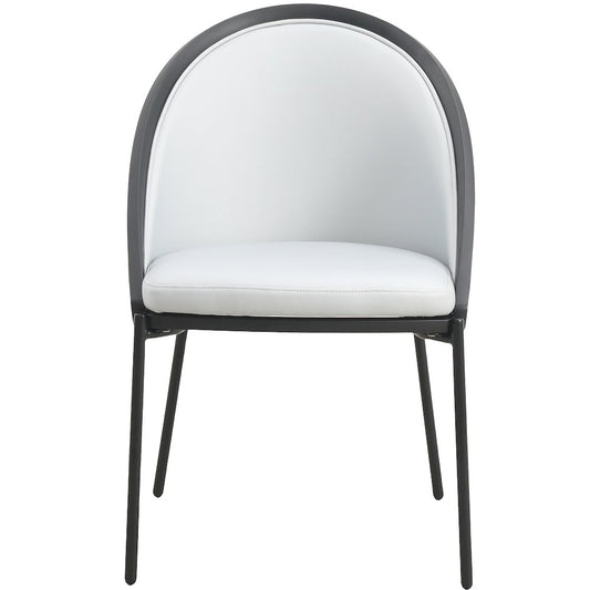 Urbane Collection Modern Dining Chair in Light Grey