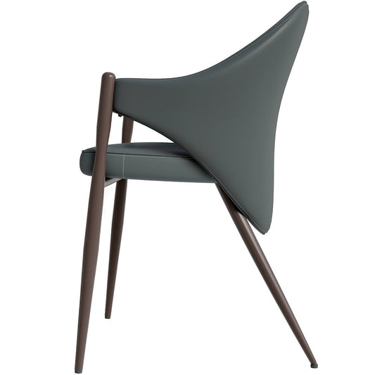 Sante Collection Modern Dining Chair in Grey