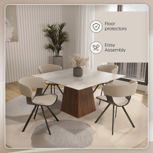 Walnut Glazed Color in Light Taupe