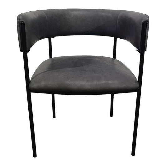 Cyril Collection Modern Chair in Charcoal