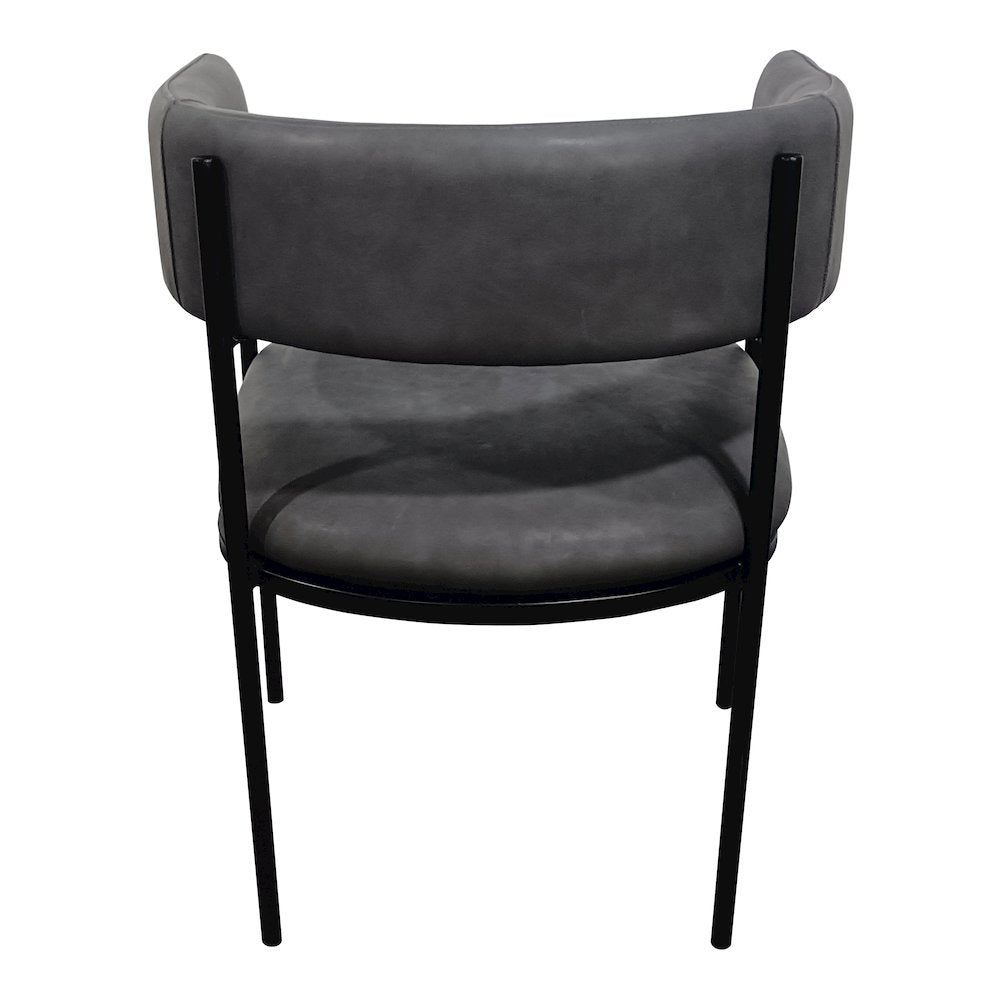 Cyril Collection Modern Chair in Charcoal