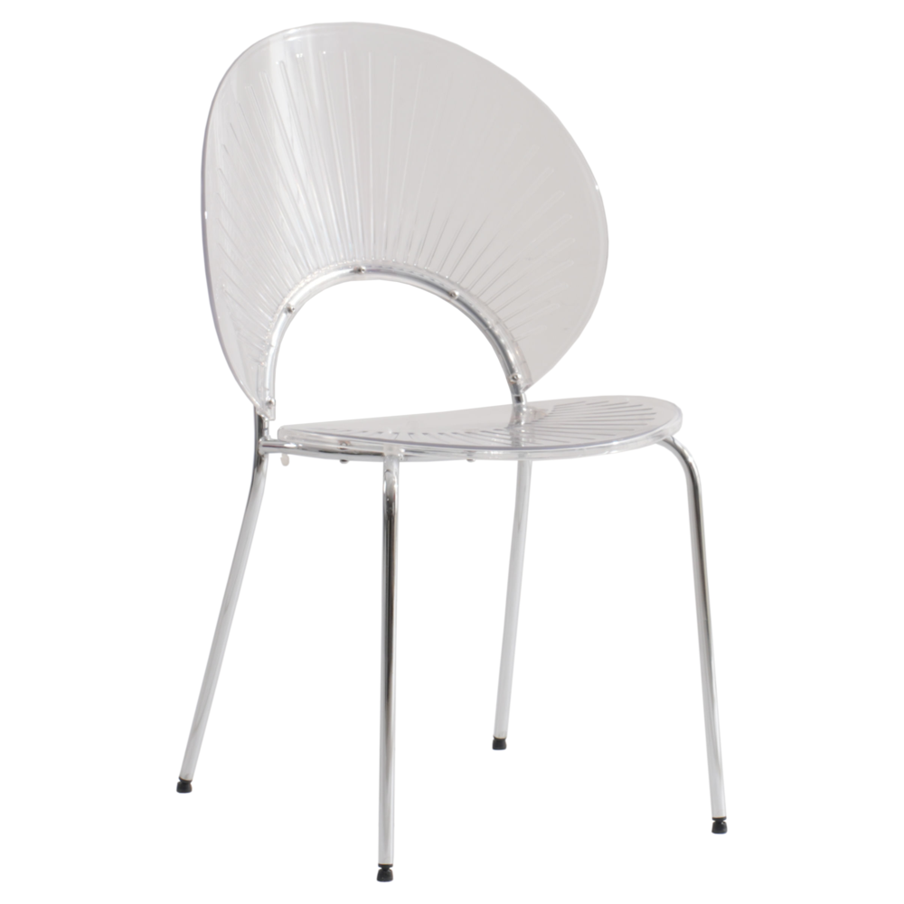Opulent Series Modern Clear Dining Chair