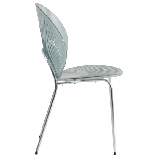 Opulent Series Modern Smoke Dining Chair