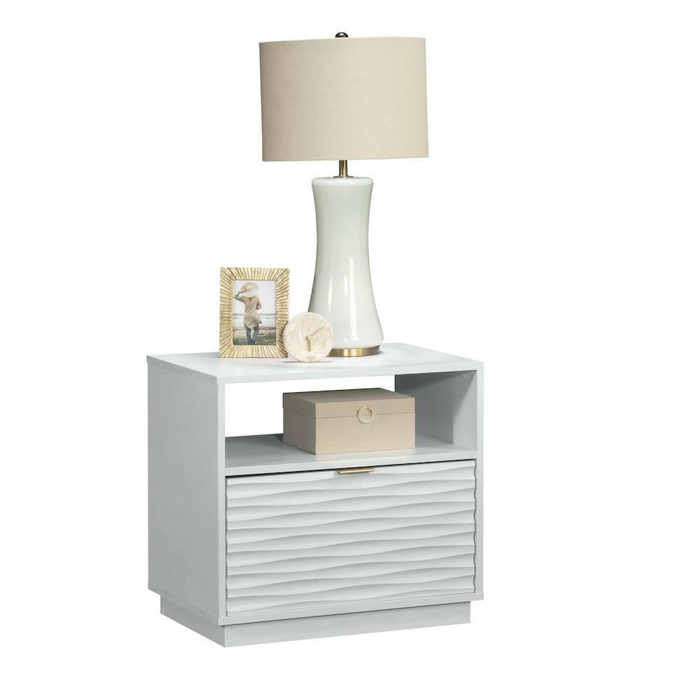 Morgan Main Night Stand, White finish