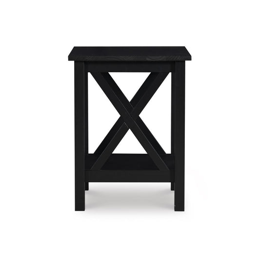 Davis End Table, Black