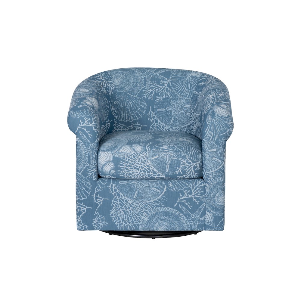 Bonnie Swivel Club Chair, Coastal