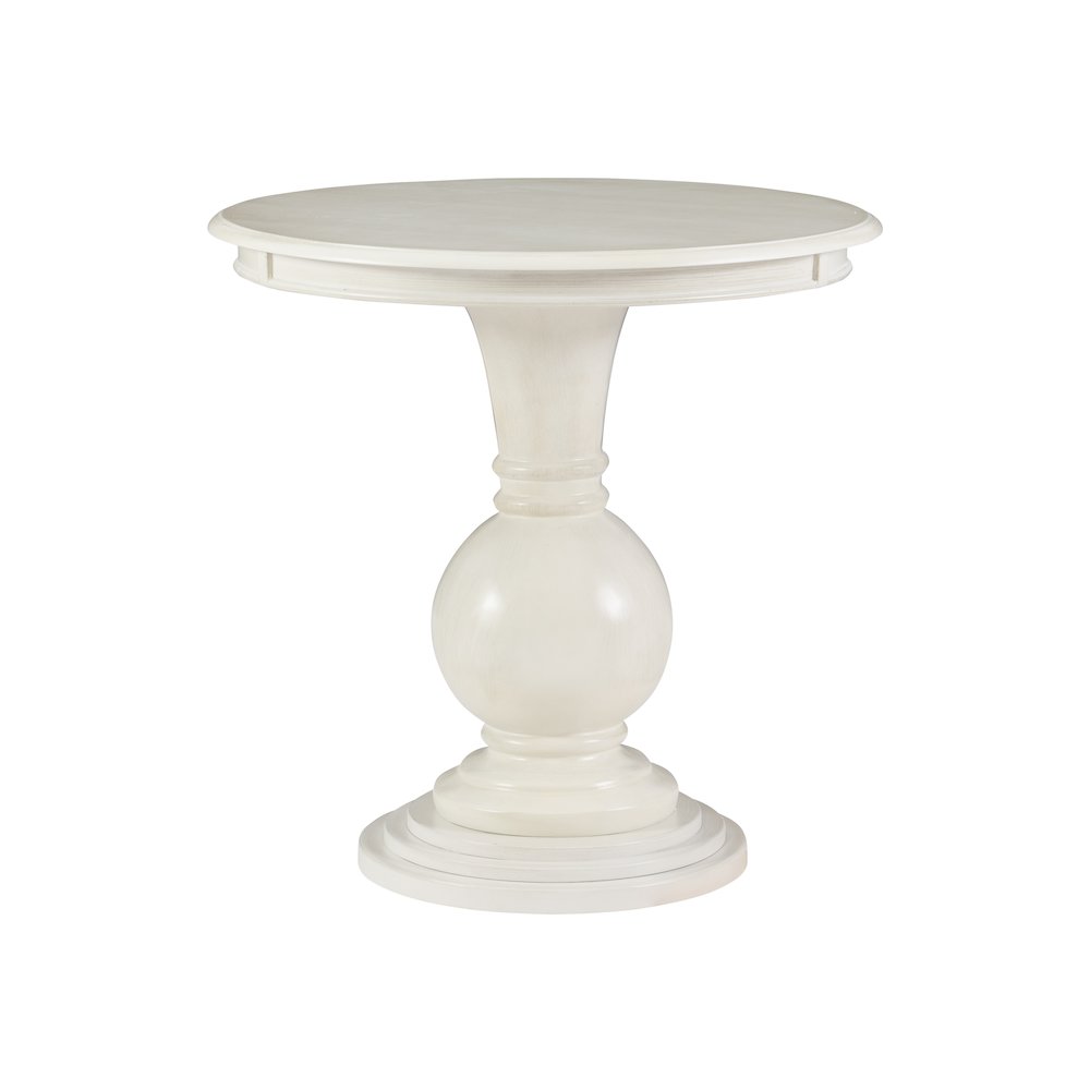 Adeline Round Accent Table Cream