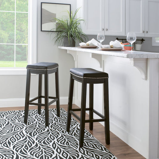 Claridge Black Barstool
