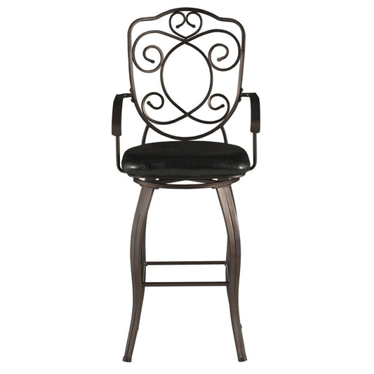 Crested Back Bar Stool 30