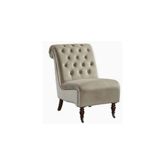 Cora Mink Tufted Slipper Chair