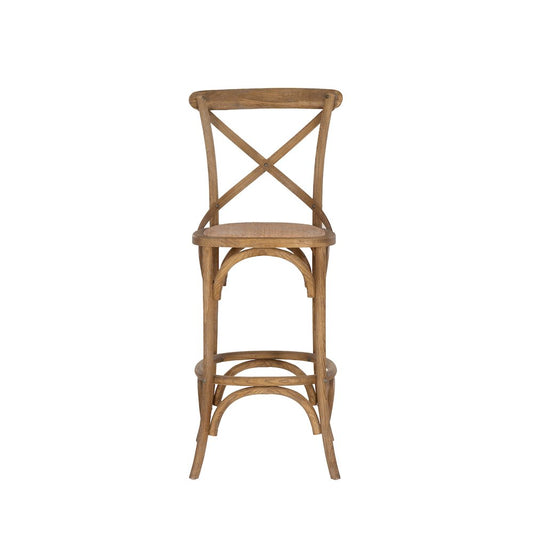 Roxy 30 In Gray Wash Bar Stool