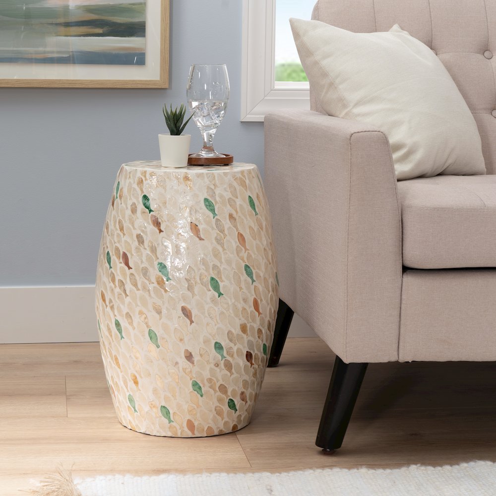 Pattison Capiz Drum Table Fish