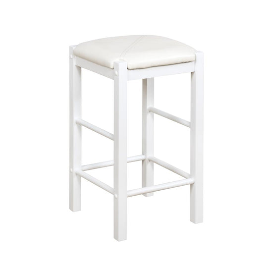 Lancer 3 Piece Tavern Set, White Faux Marble