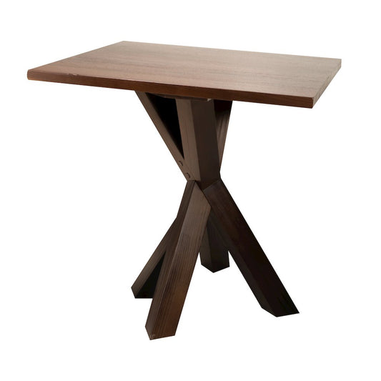 Ridgefield End Table with 1" Thick Solid Walnut Wood Top