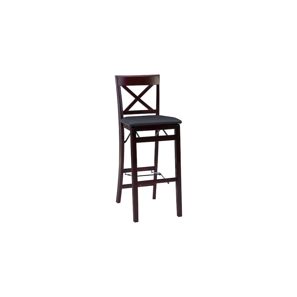 Triena 30 In X Back Folding Bar Stool