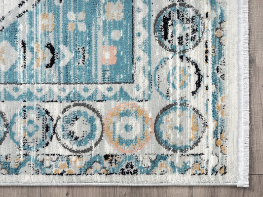 Vintage Blue Medallion