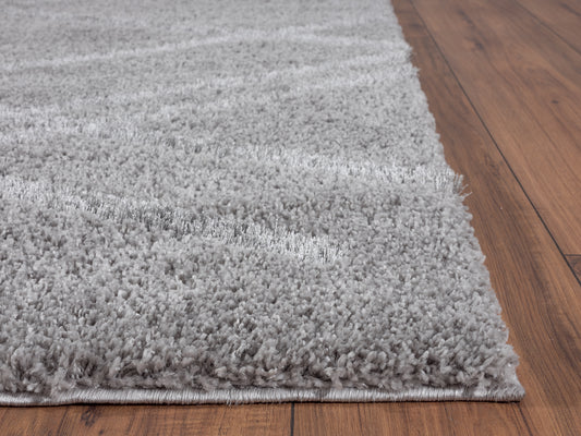 Grey Diamond Pattern Shag