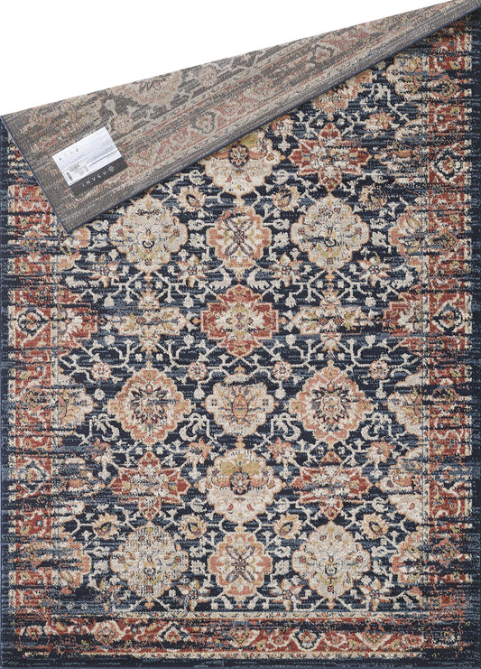 Navy Distressed Multi-Medallion