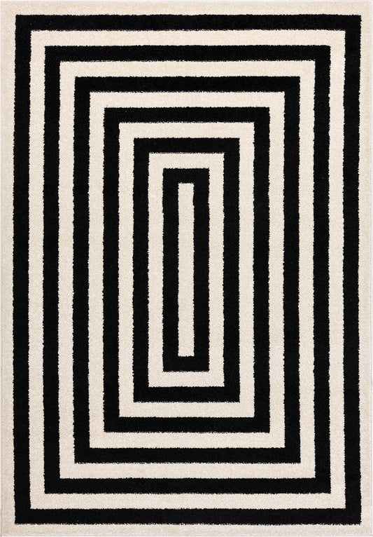 Black White Multi Rectangle