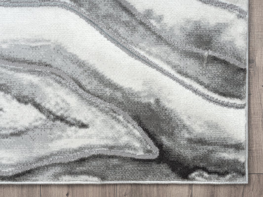 Grey Silver Kaleidescope Lines