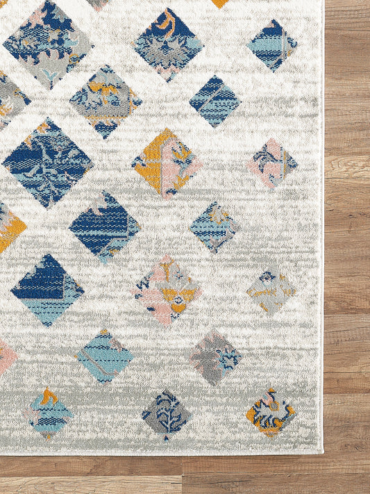 Southwest Orange and Blue Block