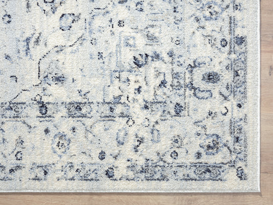 Ivory Medallion Distressed