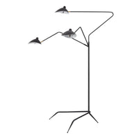 Risley 81.5'' High 3-Light Floor Lamp - Matte Black - Includes LED Bulb