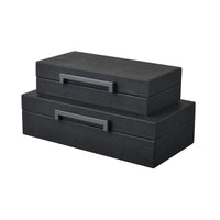 Grackle Box - Set of 2 Black