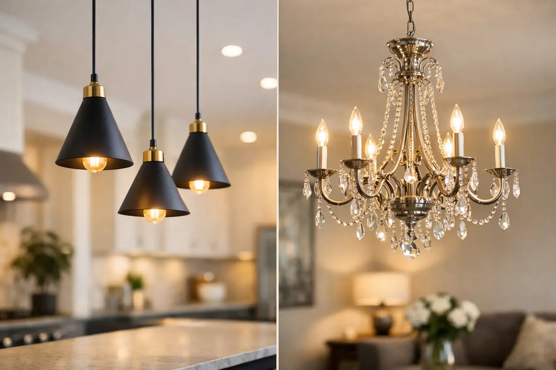 Pendant Lights vs Chandeliers: Which Fits?