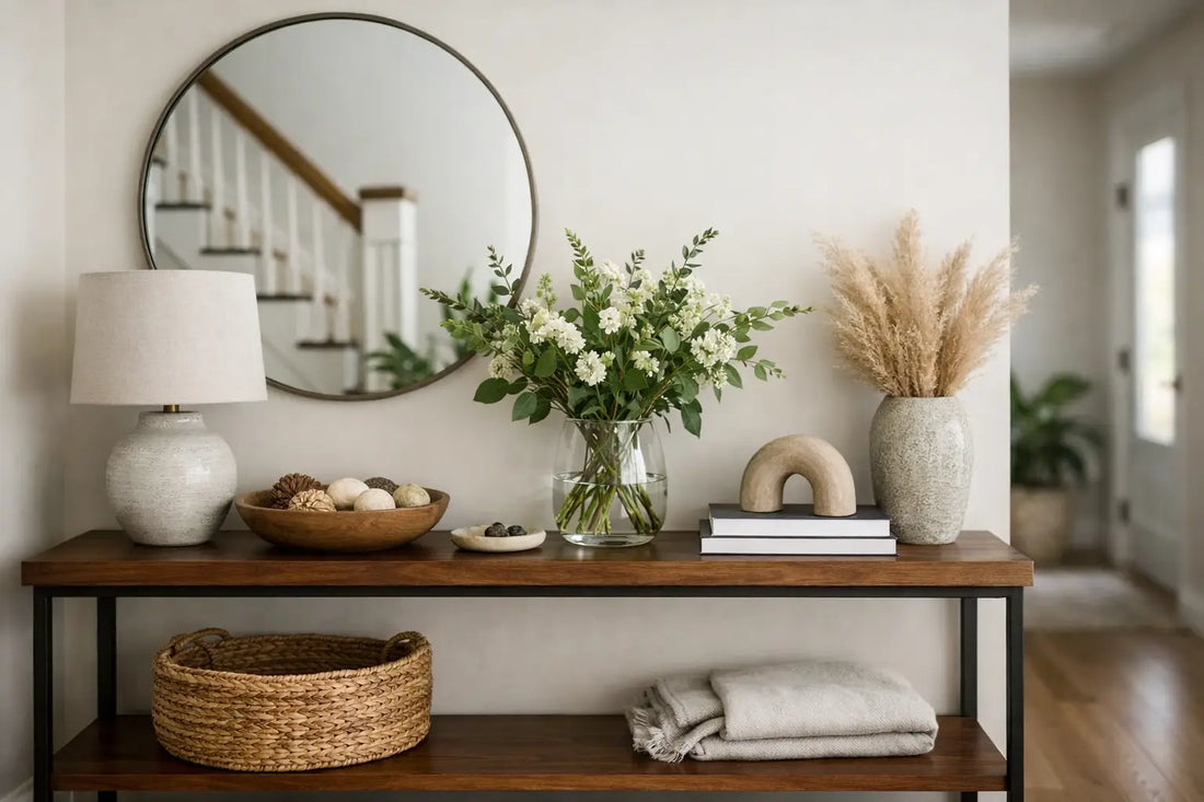 How to Style Entryway Console Tables With Ease