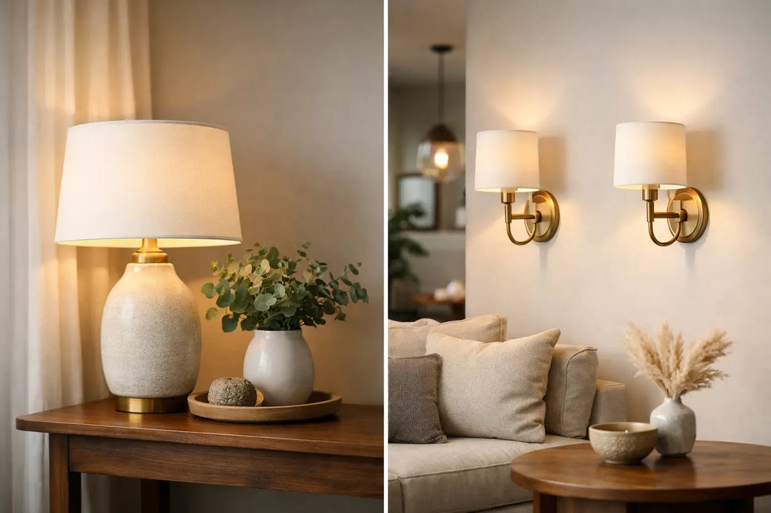 How to Mix Lamps and Sconces in Any Room