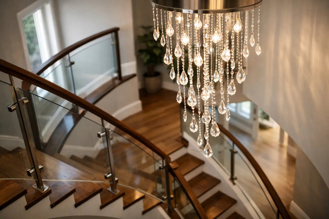 Chandelier Height Over Staircase Made Simple