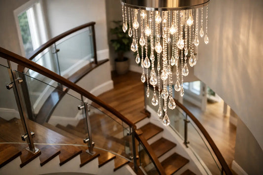 Chandelier Height Over Staircase Made Simple