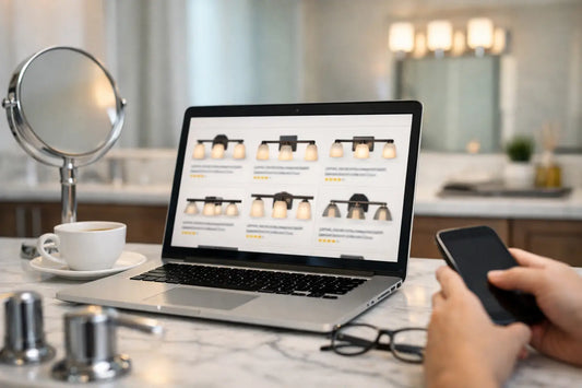 How to Shop Bathroom Vanity Lights Online