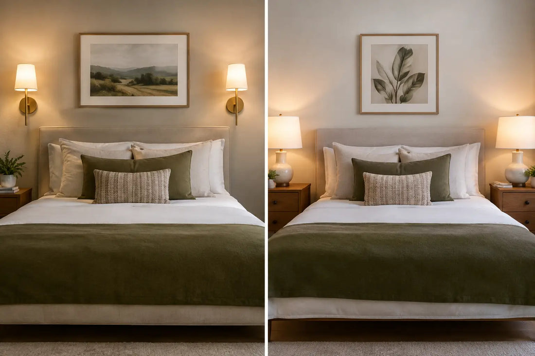 Sconces Versus Bedside Lamps: Which Fits?