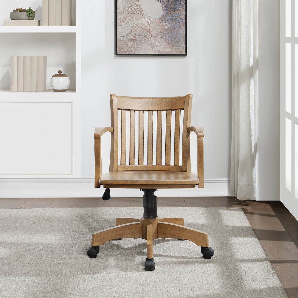 Deluxe Wood Banker's Chair