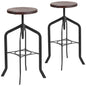 2 Pk. 30'' Barstool with Swivel Lift Wood Seat
