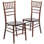 2 Pk. HERCULES Series Fruitwood Chiavari Chair