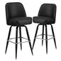 2 Pk. Metal Barstool with Swivel Bucket Seat