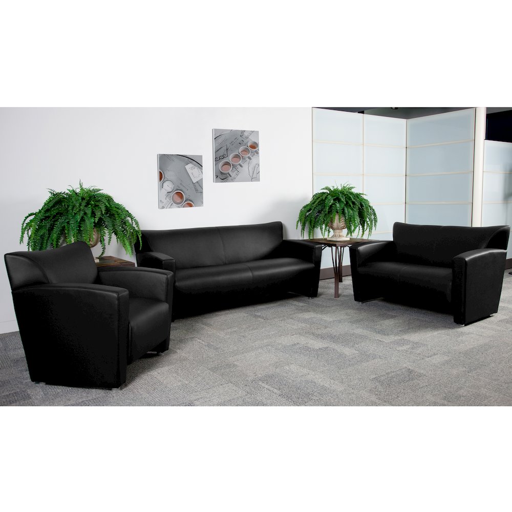 Black LeatherSoft Chair