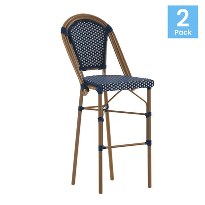 2PK Navy/White, Paris Chair