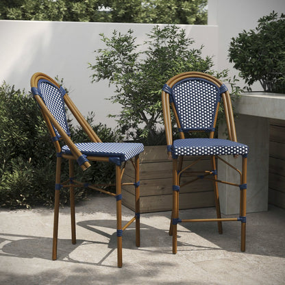 2PK Black/White Paris Chair
