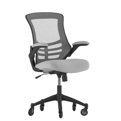 Mid-Back Dark Gray Mesh Swivel Task Office Chair
