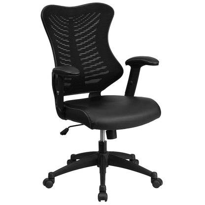 High Back Designer Black Mesh Executive Swivel Office Chair