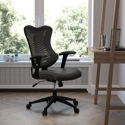 High Back Designer Black Mesh Executive Swivel Office Chair