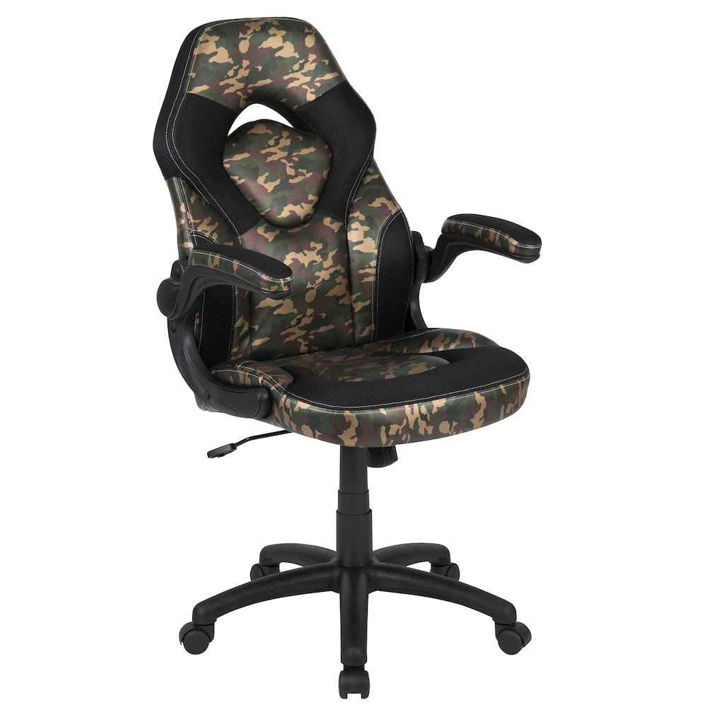X10 Gaming Chair Racing Office Computer Swivel Chair, Camouflage/Black