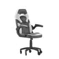 X10 Gaming Chair Racing Office Computer Chair, White/Black LeatherSoft