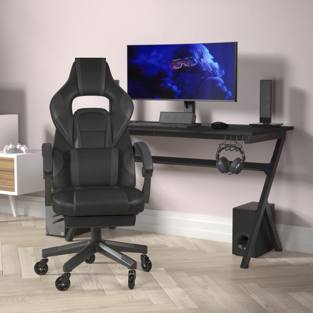 X40 Gaming Chair Racing Computer Chair - Black/Gray